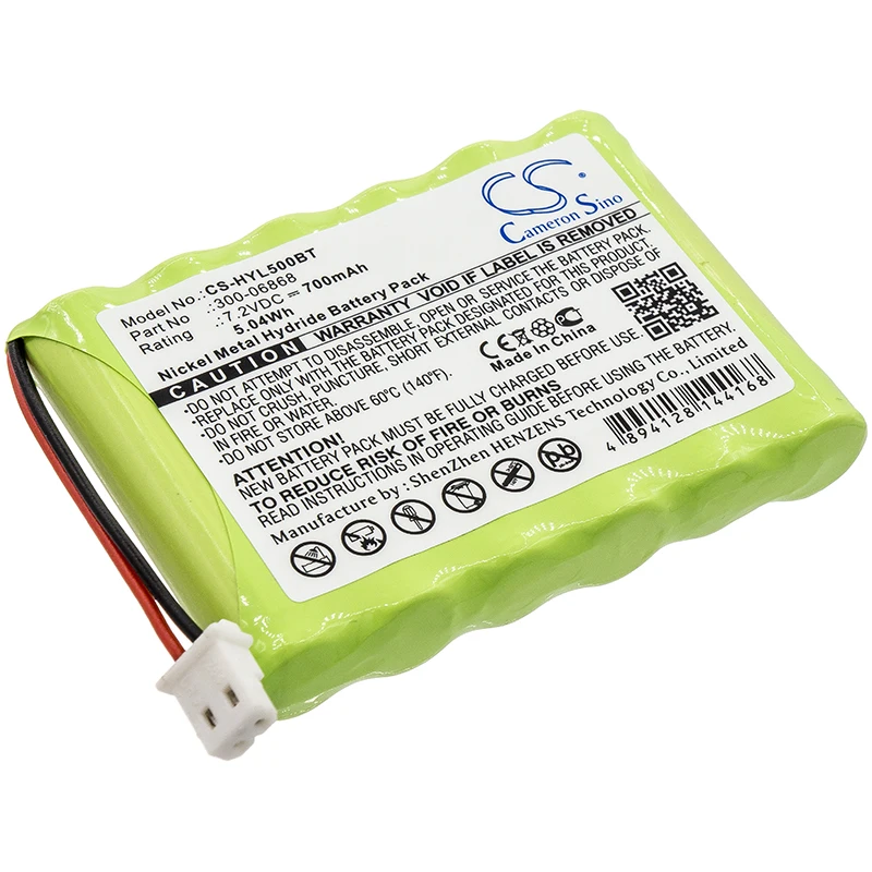 

700mAh Honeywell 300-06868 Battery for Tss Keypad Lynx Plus 8DLTSSCBASE1 LKP500 Lyric L5000 Panel 8DLWLTP100 8DLLKP500 WLTP100