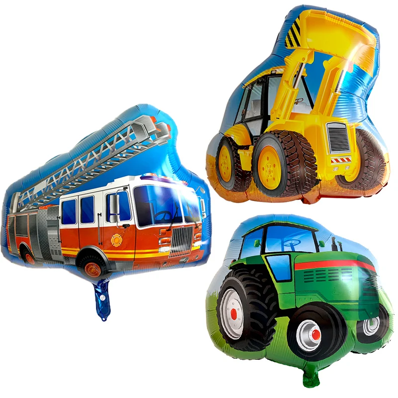 

1Pc Farm Tractor Bulldozer Foil Balloons Helium Car Balloon Celebrat Baby Girl Shower Birthday Party Decoration Kids Toy Globos