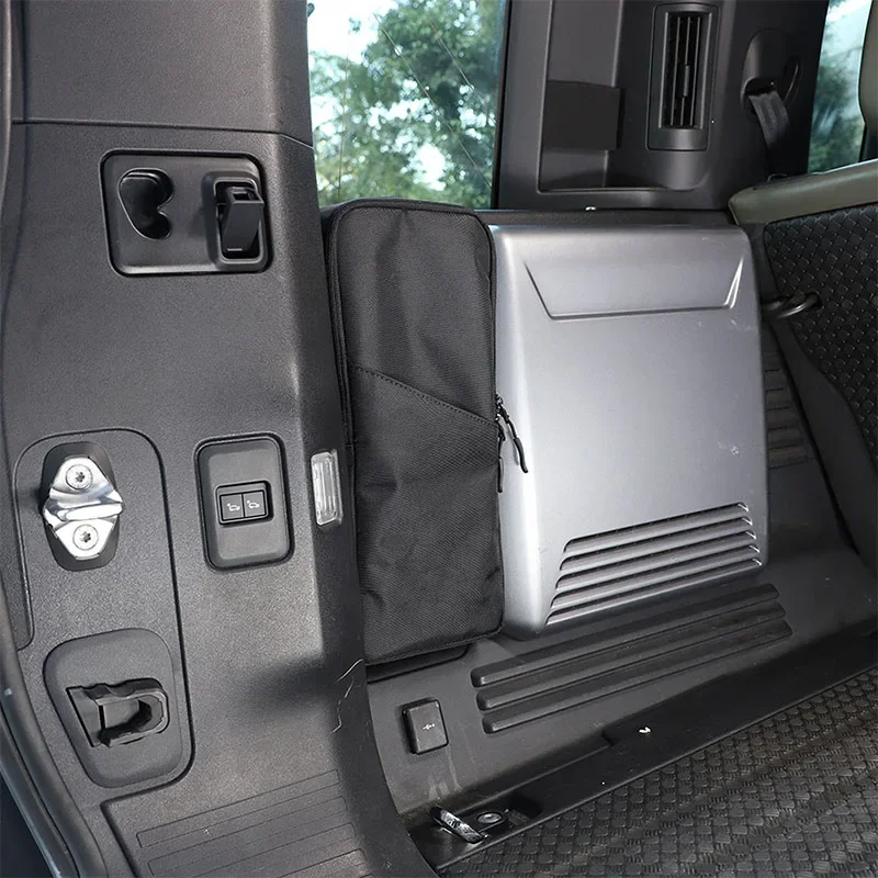 Для Land Rover Defender 110 2020-2024 черная ткань Оксфорд органайзер для багажника автомобиля