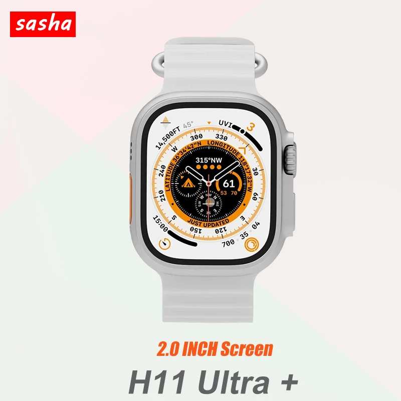 

Смарт-часы H11 Ultra Plus Series 8, водонепроницаемый фитнес-трекер