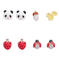 mini earrings wild earrings cute color preserving super different displays simple