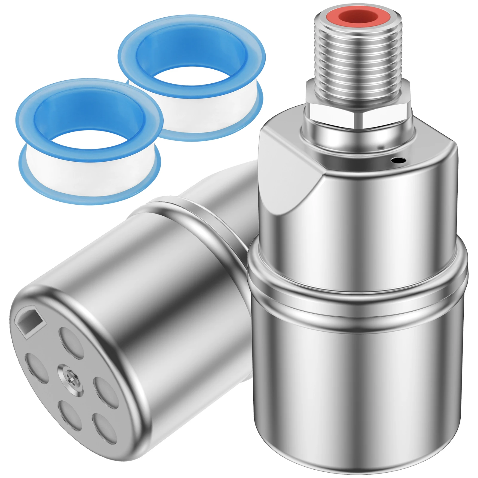 

2Pcs Water Inlet Floating Ball Valve 304 Stainless Steel Mini Floating Ball Valve Water Level Control Float Valve Automatic