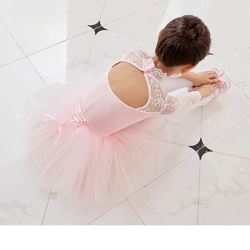 Балетная юбка для девочек горячая распродажа 3-слойная сетчатая юбка-пачка