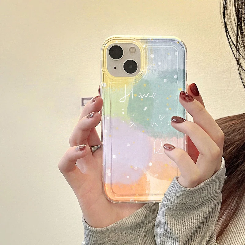 

Watercolor Oil Painting Phone Case For Samsung A53 A52 A54 A34 A33 A13 A51 A71 A32 A14 Case Galaxy S23 S22 Ultra S20 FE S21 Plus