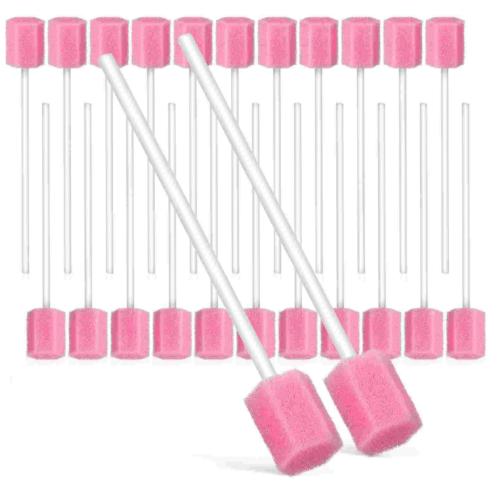 

150 Pcs Disposable Cotton Swab Baby Medicine Oral Care Sponge Swabs Mouth Dry Cleaning Adults Elder