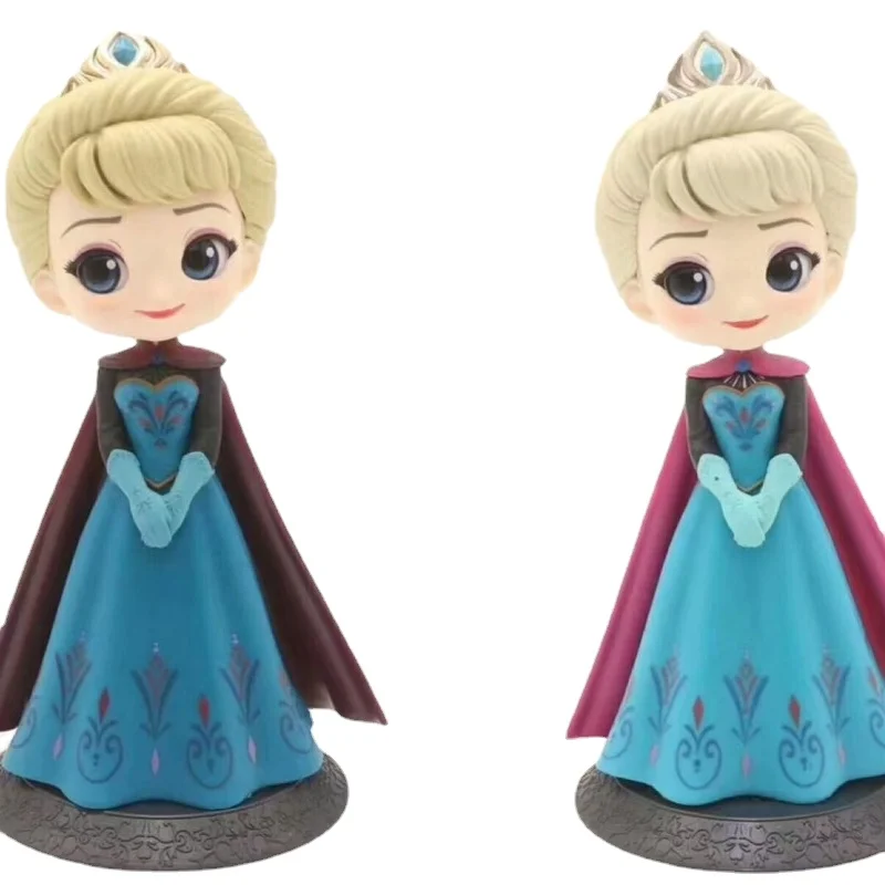 

Disney Anime Big Eyes Frozen Elsa Princess Boxed Model Ornament Anime Figure Toys Boys and Girls Gifts Doll
