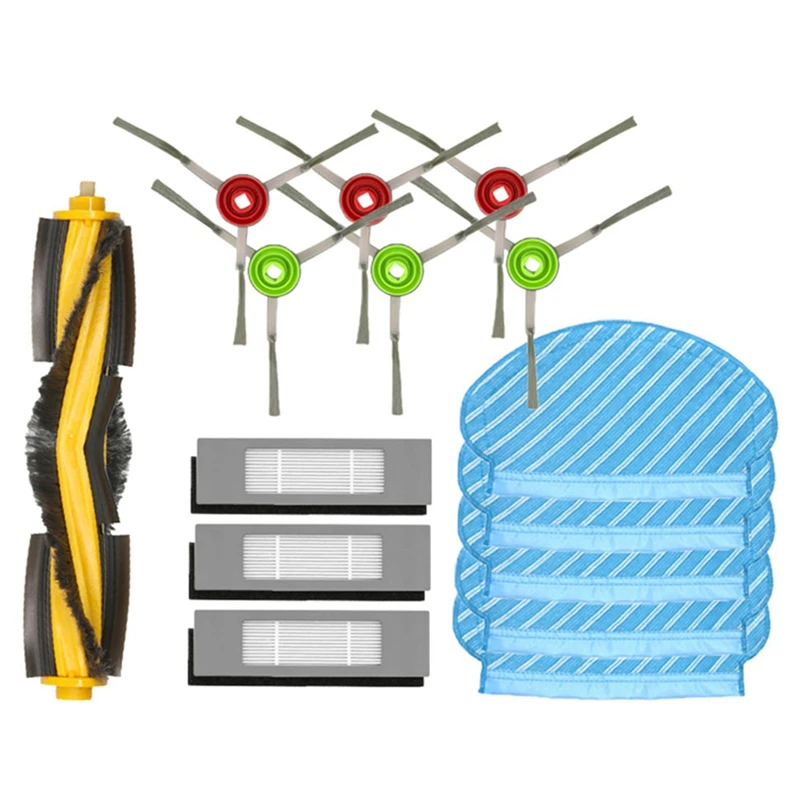 

HOT！-Main Side Brush Hepa Filter Mop Rag For Ecovacs Deebot OZMO 920 950 T8 T9 Robot Vacuum Replacement Parts