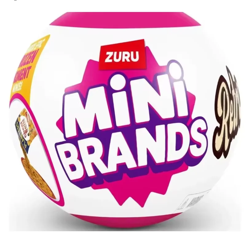Капсула ZURU Mini Brands Retro 2 шт. с 60+ загадочными мини-капсулами для сбора настоящими