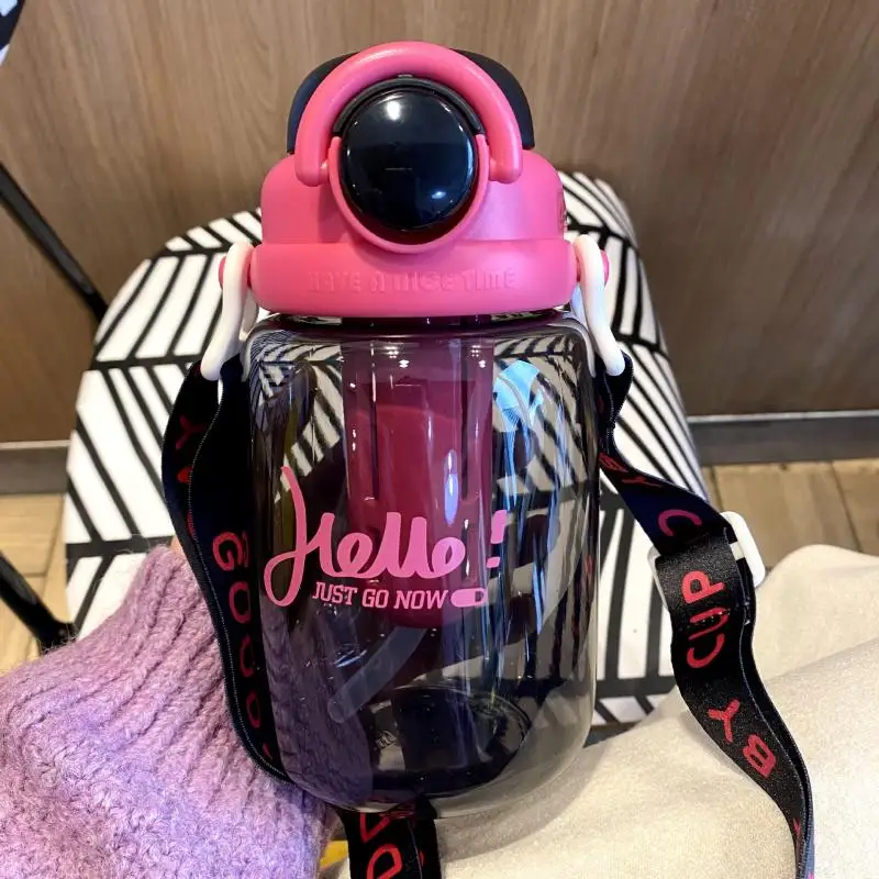 950 мл соломенная бутылка для воды большая емкость пластиковая портативная