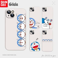 cute doraemon cartoon phone case for iphone 11 12 13 pro max xs x xr 7 8 plus mini shockproof se soft silicone matte cases cover