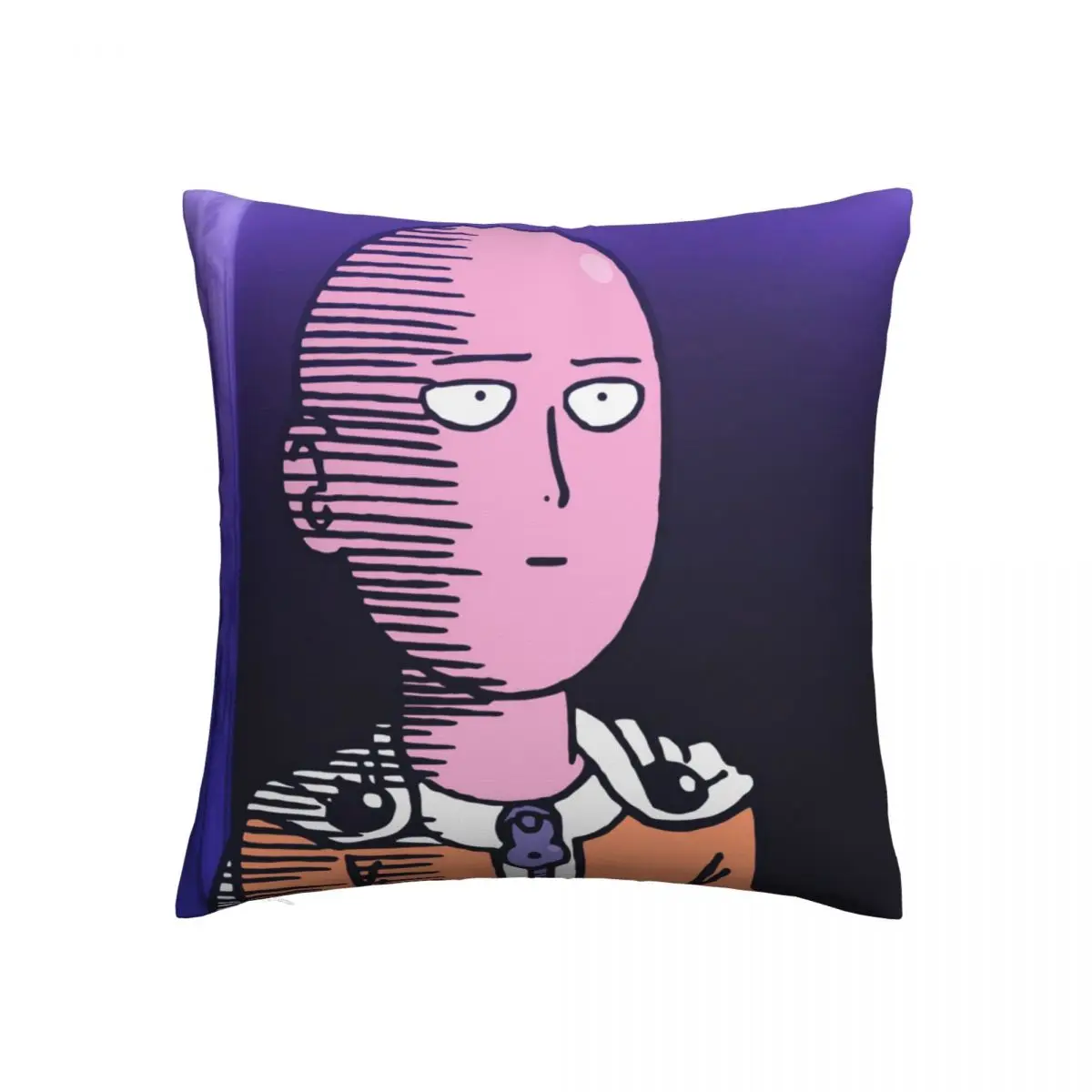

Cartoon Throw Pillow Case One Punch Man Saitama Adventure Manga Cushion Home Sofa Chair Print Decorative Hug Pillowcase