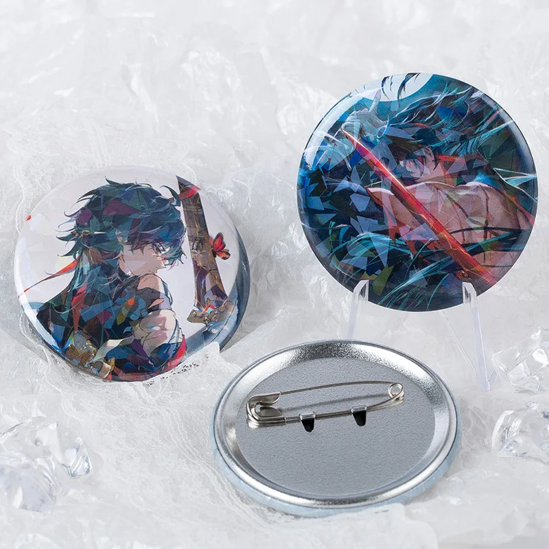 Игрушка Honkai: звёздный рельс 58 мм булавка для кнопки с лезвием Милая брошь в стиле