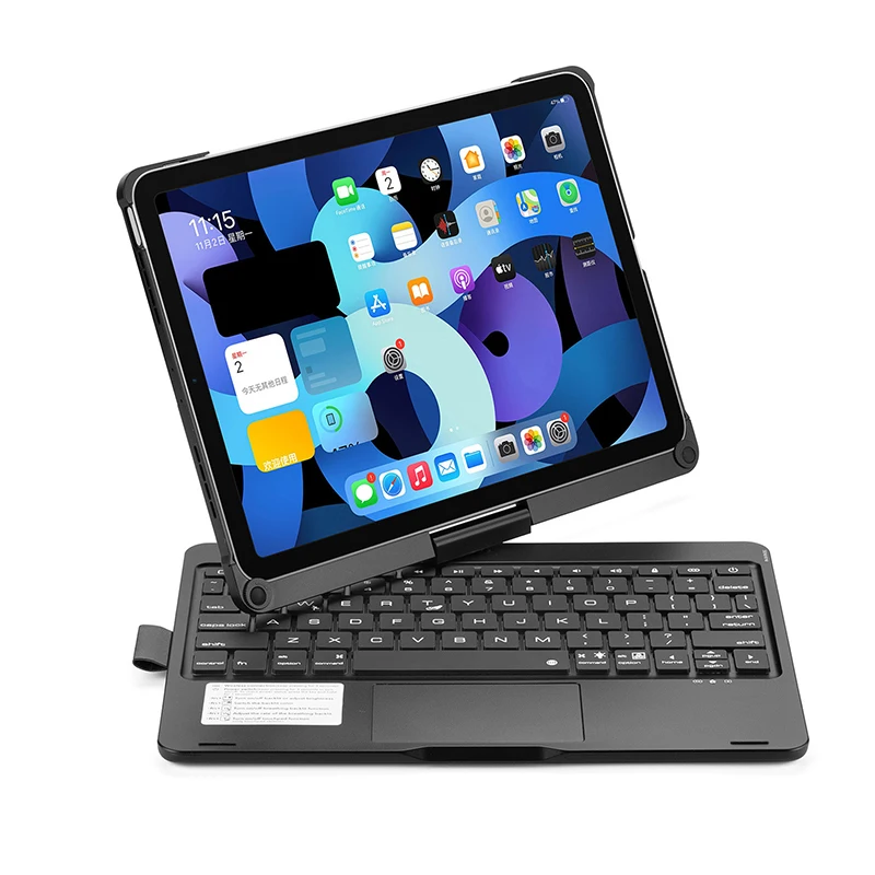 

With Touchpad Keyboard Case for Ipad Air 4 Air5 2022 Rotating Case Bluetooth-compatible Keyboard for Ipad 10.9 Inch Hard Cover