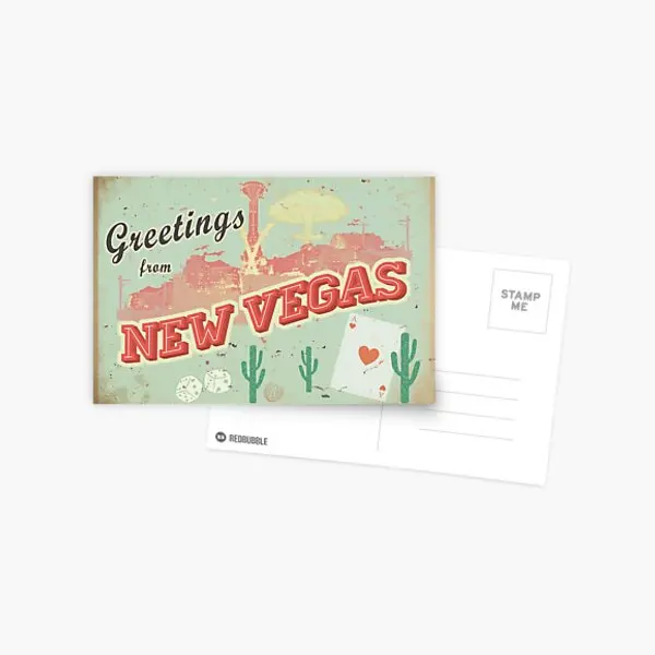 

Открытка Hoom в новом Вегасе, подарок с памятью, простой в эстетическом стиле, модная печать, декор для мальчиков, для дома