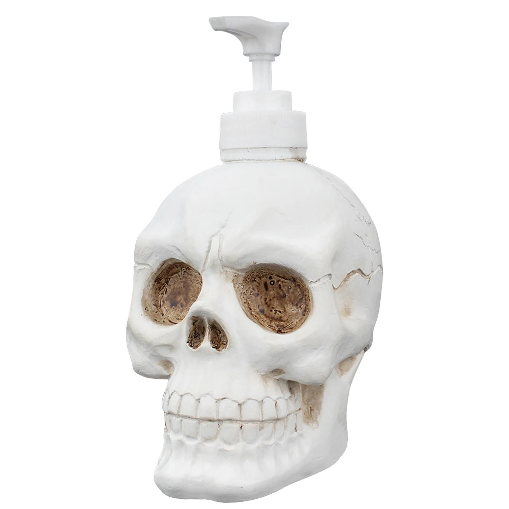 

350ml New Retro Skull Shaped Liquid Dispenser Bottling Creative Household Shampoo Lotion Shower Foam Refillable Bottles
