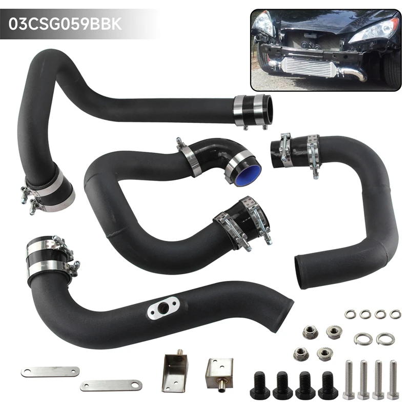 

Front Mount Aluminum Intercooler Piping Kit For Hyundai Genesis 2.0T Turbo 2010-2012