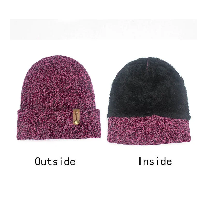 Рисунок 3 - зимние мужские и женские вязаные шапочки