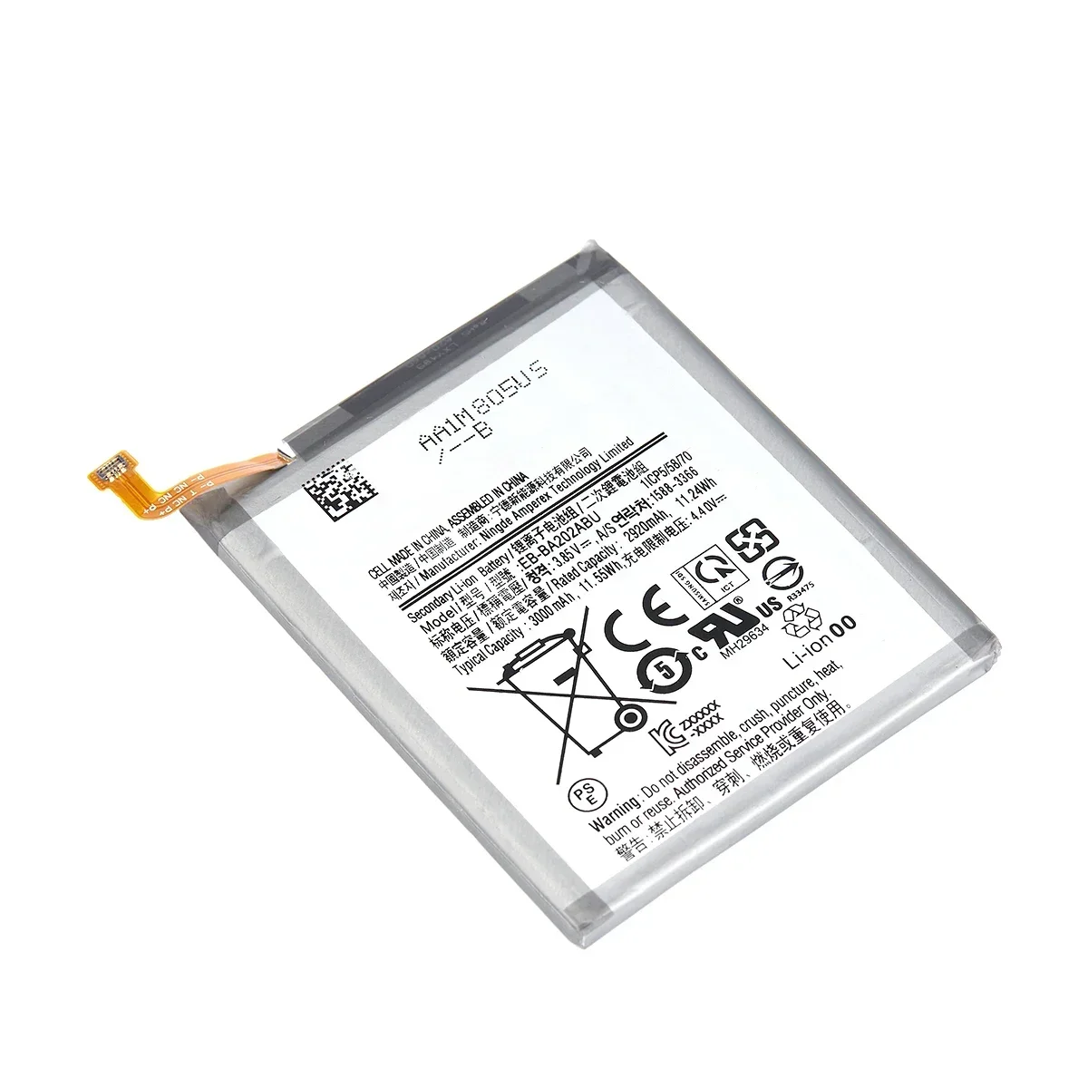 Абсолютно новый телефон аккумулятор 3000 мАч для Samsung Galaxy A20e A10e A102W A102U A202F