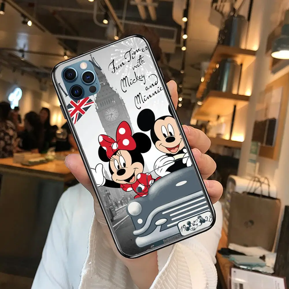 Чехлы для телефонов с героями Диснея Минни Маус аниме чехол iphone 11 Pro Max 12 8 7 6 S XR PLUS X