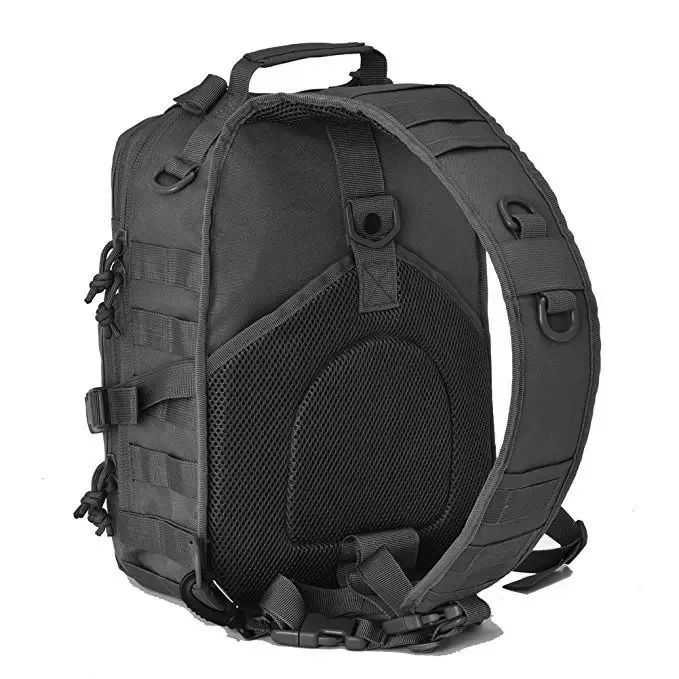 Men 20L Military Tactical Backpack Hiking Camping Shoulder Bag Army Hunting Fishing Bottle Pack Chest Sling Molle Backpack