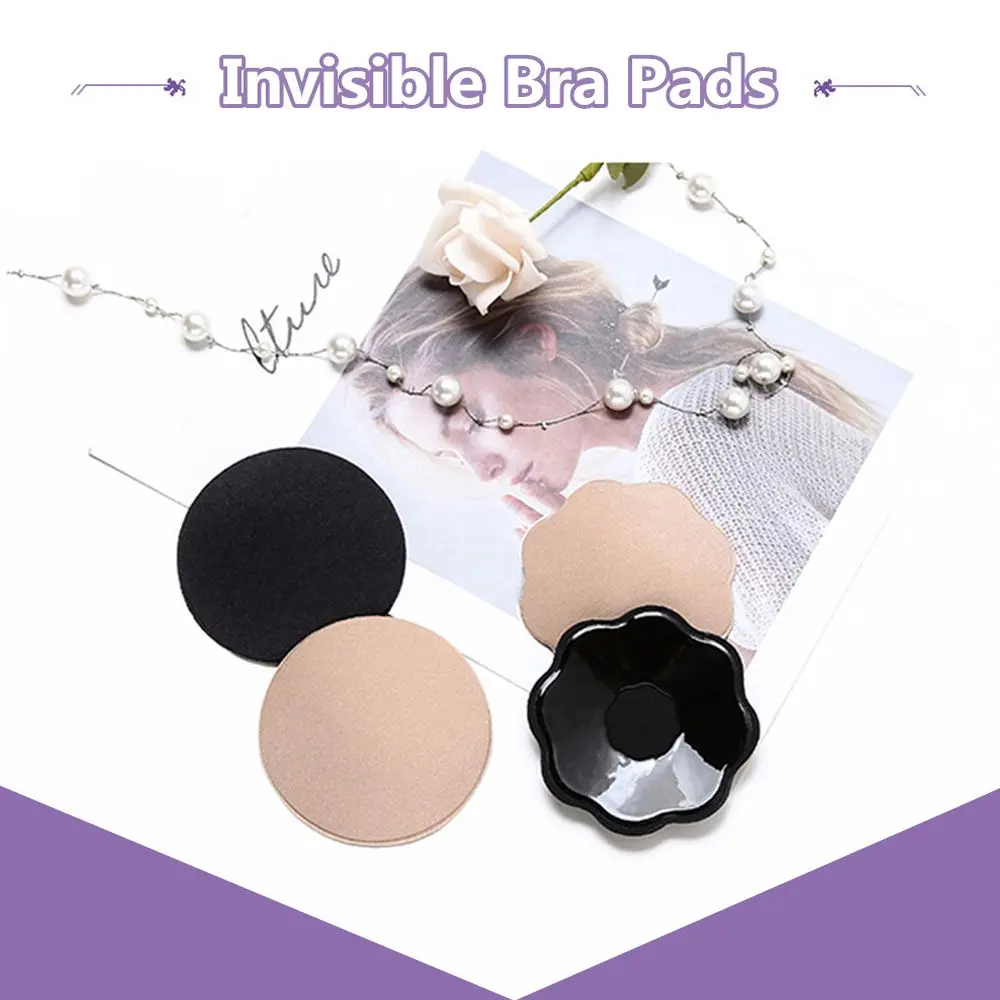 

Breathable Crop Tops Silicone Lift Breasts Strapless Bralette Chest Stickers Nipple Cover Invisible Bra Pads For Women
