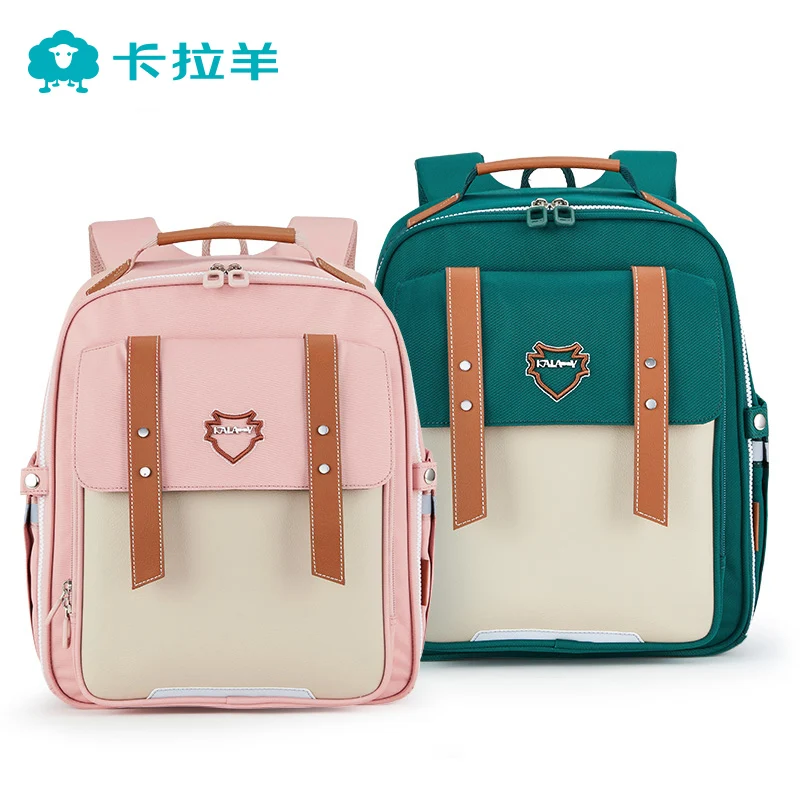 

Primary Secondary School Students School Bags for Boys and Girls To Reduce The Burden of Shoulder Leisure Travel Shoulder Bag