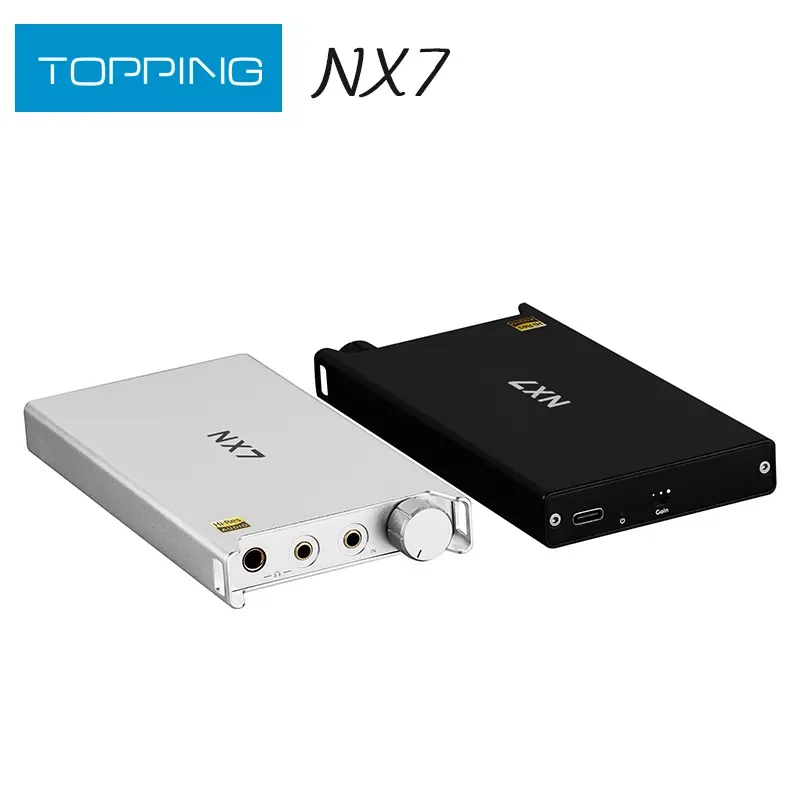 

TOPPING NX7 Portable NFCA Headphone Amplifier 1400mW Output Power with 3.5mm 4.4mm Port 20H Battery Life