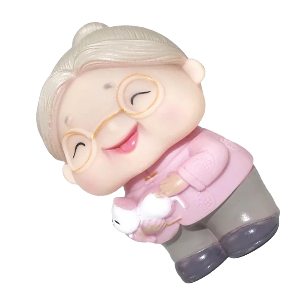 

Cake Couple Statues Wedding Old Topper Statue Elderly Decor Decoration Lover Couplesdessert Parents Grandparents Ornament