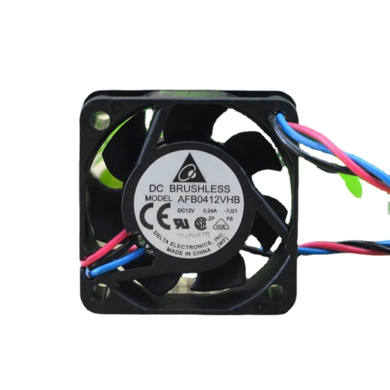 

New CPU Cooling Fan for Delta AFB0412VHB 12V 0.24A 4015 4CM Large Air Volume Double Ball Case Fan Computer Fan 40x40x15mm