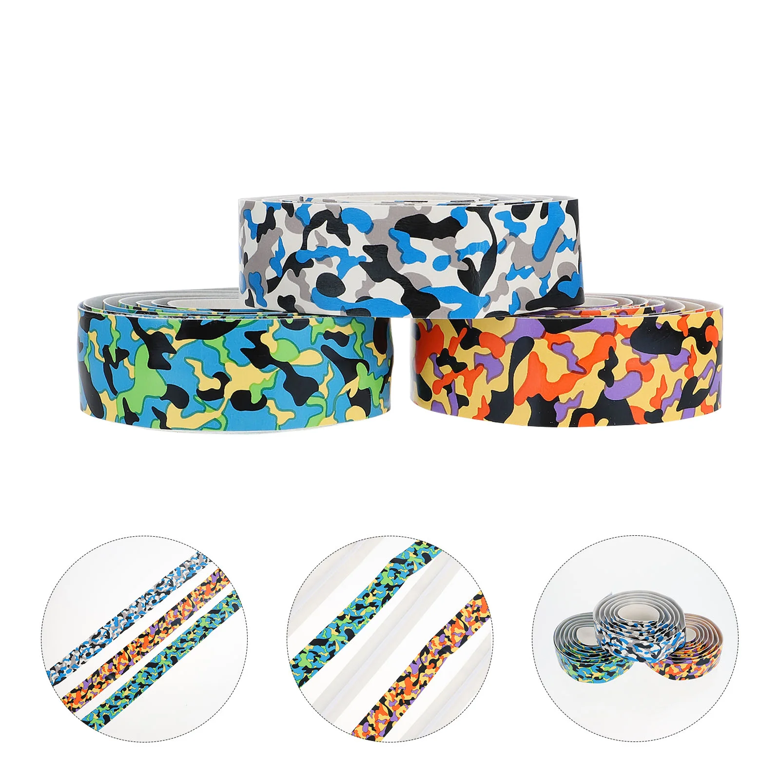 

Non- Drum Racket Overgrip: 6pcs Sweat- absorbent Grip Tapes for Tennis Badminton Racquet Pickleball Overgrip