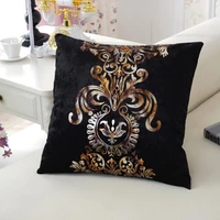 cushion cover 45x45cm home decor pillow case luxurious bronzing sofa car home decoration