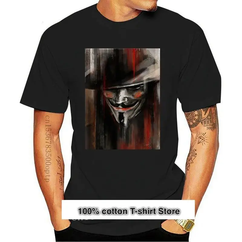 Nueva caja caliente T camisa anónimo del RLC de Guy Fawkes venganza Hacker Nerd Geek blockupy(1)