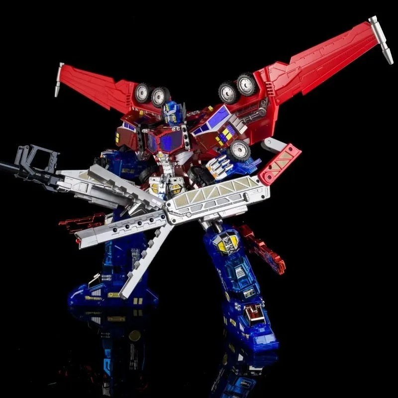 Фото В наличии TR-02EX Star Commander Animation Siege Cyber Fall Qingtian OP Прозрачная трансформирующаяся игрушка, коллекционный подарок. №4
