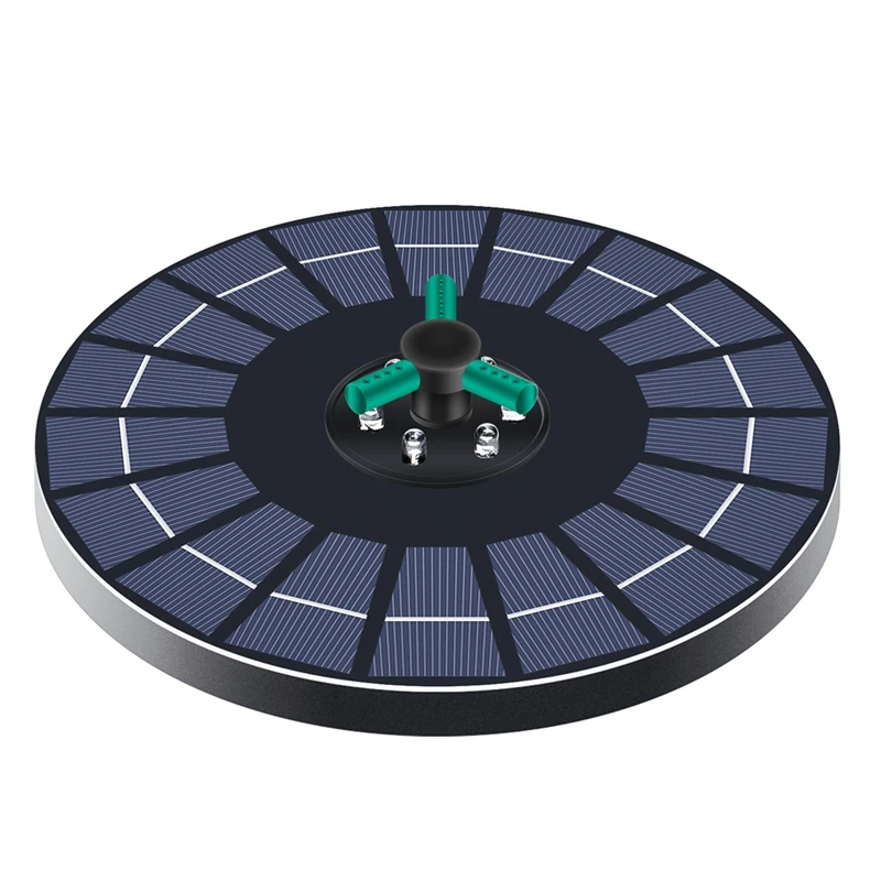 

6W Seven Colors Solar Fountain Pump With Battery 1500Mah Solar Bird's Nest Fountain Is Suitable For Various Scenes