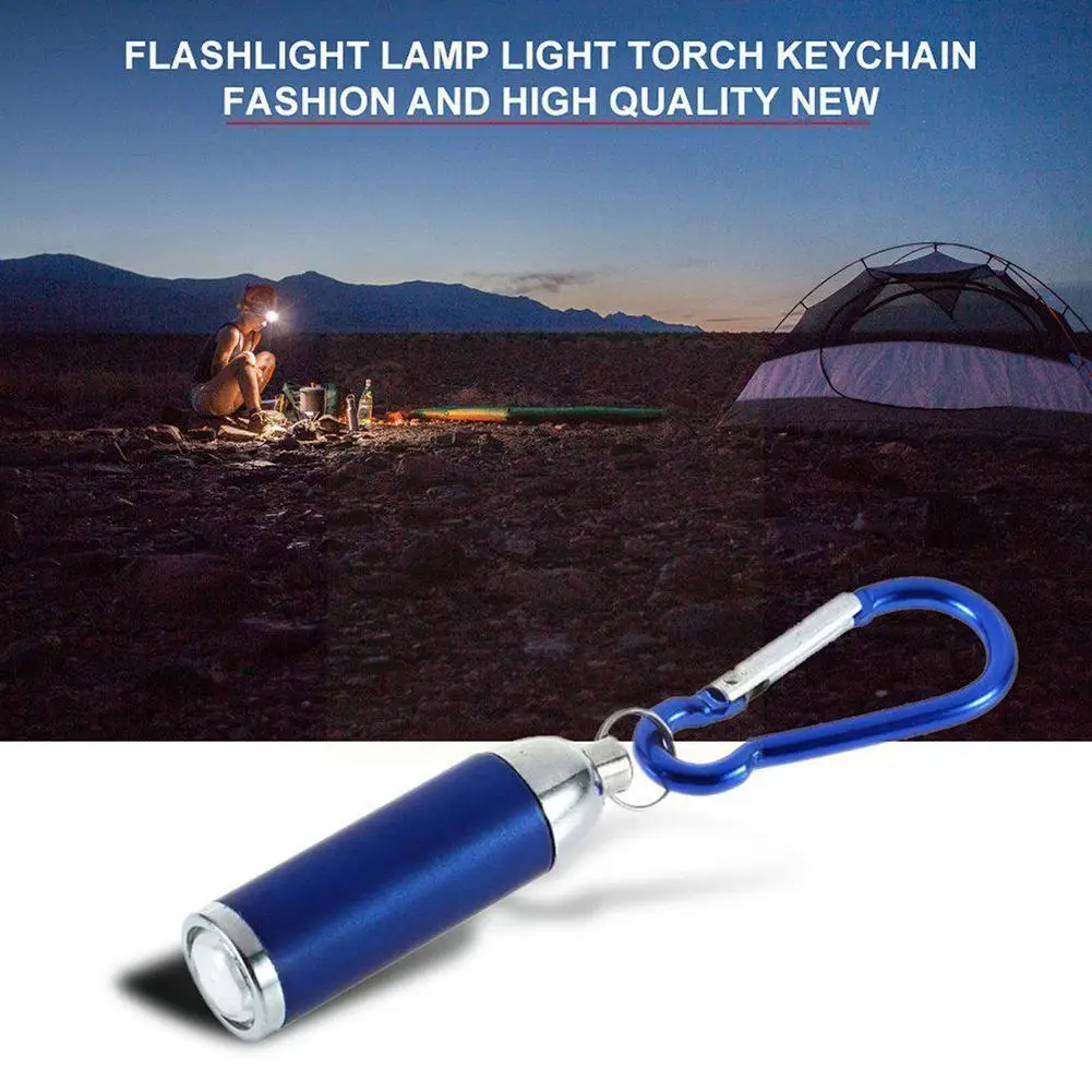 

Flashlight To Ultra Bright Mini Led Camping Flashlight Torch Portable Keyring Micro-light Multi-colours Using Keychain V2z8