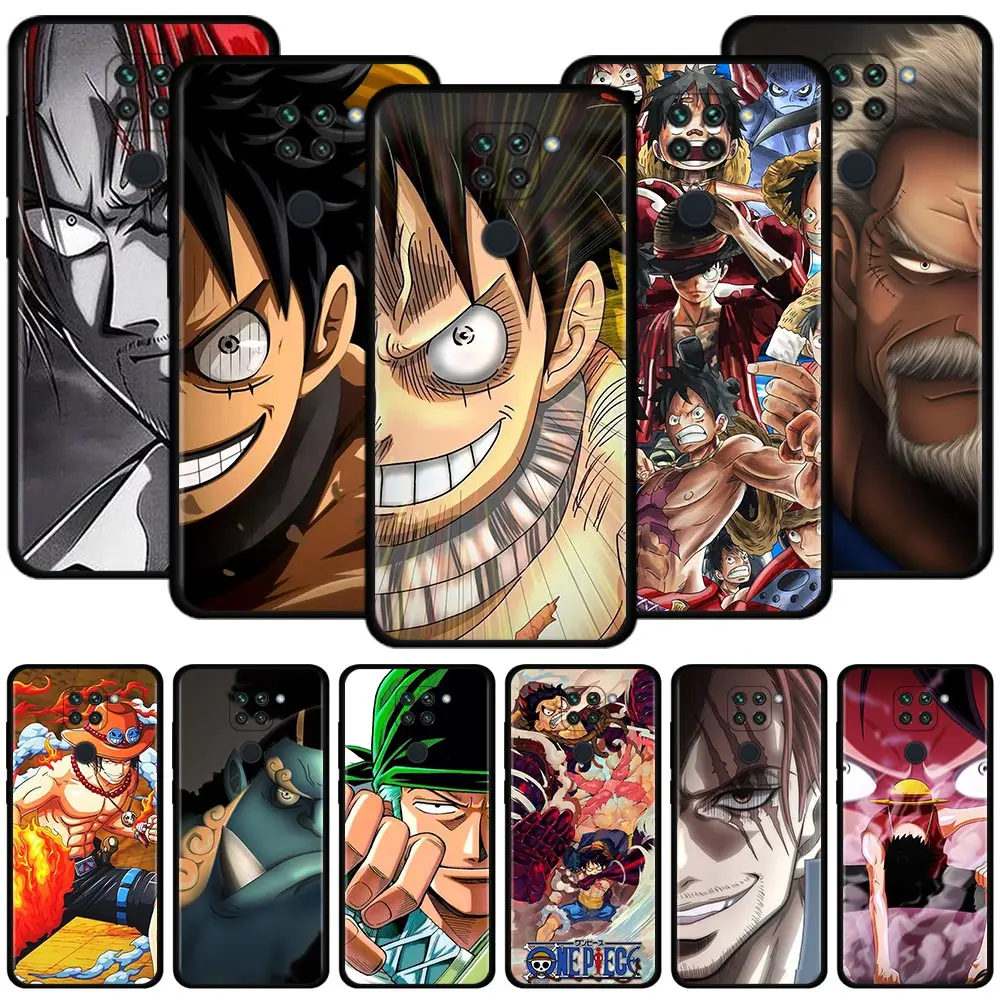 

Phone Case For Xiaomi Redmi K40 9 9a 9c 10 10c K50 K40s Note 8 10 11 Pro 9S 9T 9 8T 11S 11T Coque One Piece Retro Art