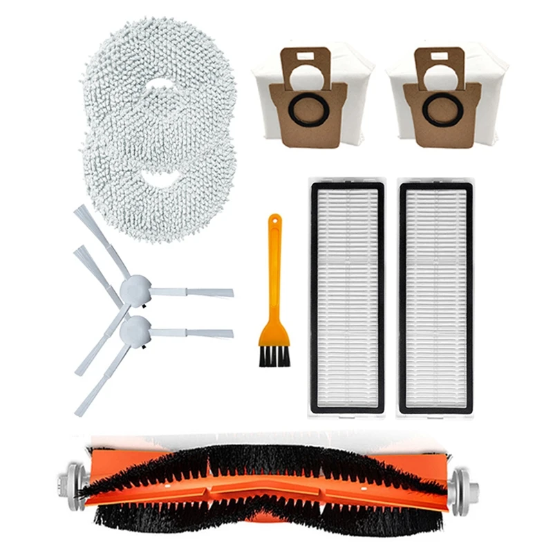 

Основная щетка для Xiaomi Mijia B101CN, фильтр НЕРА, боковая щетка, насадка на швабру, тканевые мешки для пыли, запчасти для пылесоса, замена