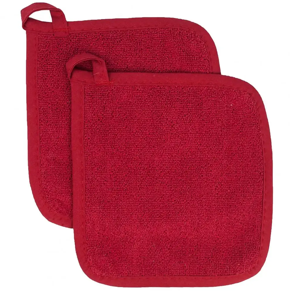

Oven Mitts 2Pcs Baking Mittens Breathable Anti-scalding Cotton Non-slip Potholder Oven Gloves Kitchen Tools