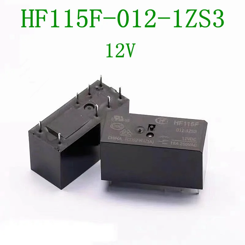 Реле HF115F 005-1ZS3 012-1ZS3 024-1ZS3 16A 250VAC 8pin 5В 12В 24VDC JQC115F HF115F-005 012 реле 50 шт.