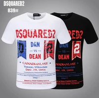 dsquared2 summer mens womens printed lettersround neck short sleeve street hip hop pure cotton tee t shirt