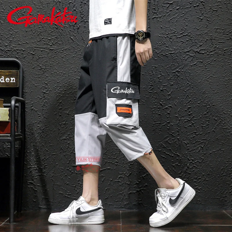 

Gamakatsu Fishing Shorts Men Summer Thin Section Casual Breathable Quick-drying Fishing Pants Outdoor Hiking Sports Fishing Pant