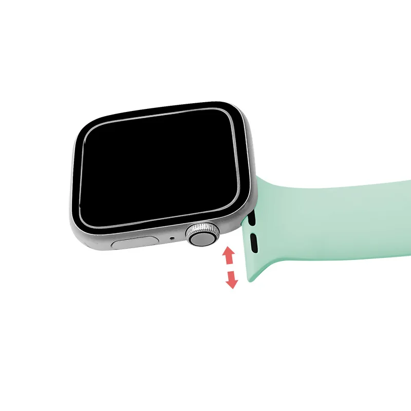 New Nurse Watch Pin Bracelet for Apple Watch Band 38mm 42mm 44mm 40mm Silicone Band for Iwatch Series 3 4 5 6 Se 2 7 Accessories