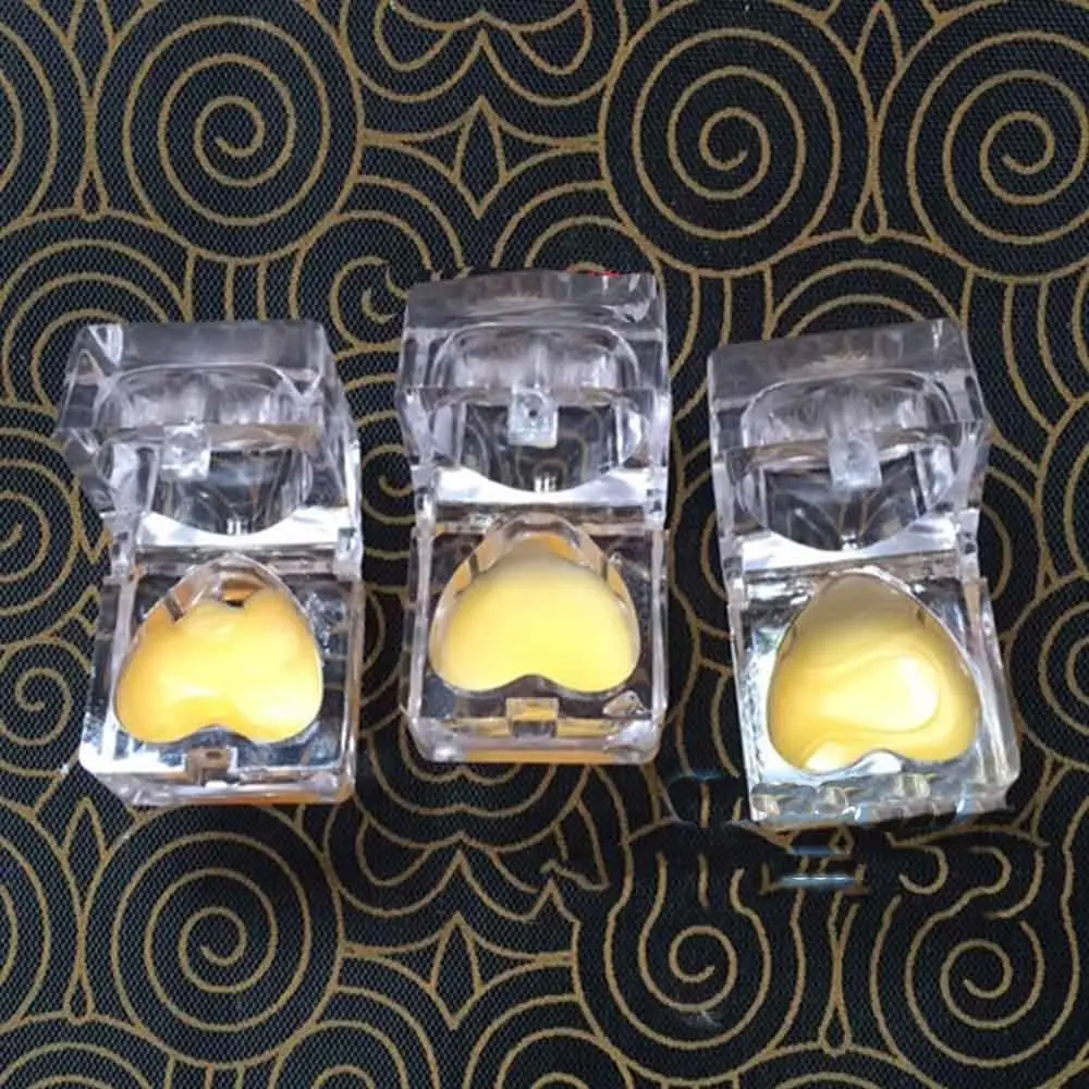 5 шт. прозрачных квадратных перезаправляемых коробок для мини-помады, бальзама для губ, лосьона, кремов из пластиковых косметических контейнеров.