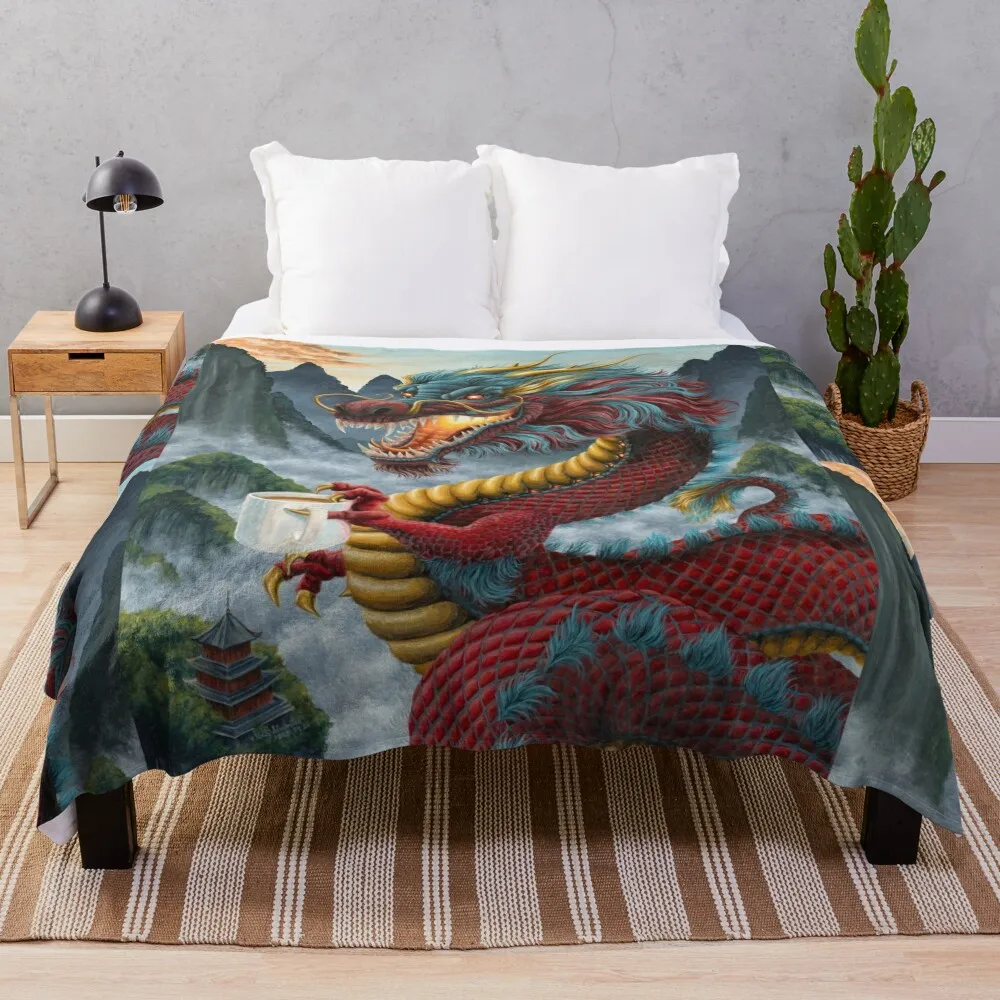 Одеяло Zhulong Coffee Dragon детские модные одеяла для диванов и кровати