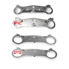 Передняя вилка мотоцикла 25 мм 35 мм Перевернутый Амортизатор устройство направления Верхняя и нижняя пластина для 47cc49cc мини мото байк