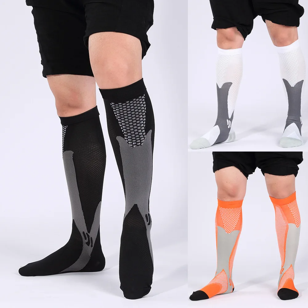 

Спортивные носки для бега, Компрессионные носки для улицы, спортивные носки, модные Компрессионные носки, эластичные носки для верховой езды для мужчин и женщин
