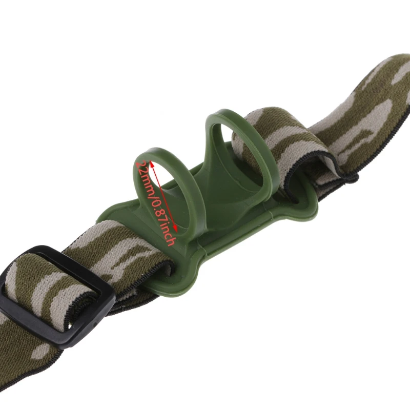 2 шт. оголовье эластичный Hands Free налобный ремешок держатель фонарика для 22-30 мм