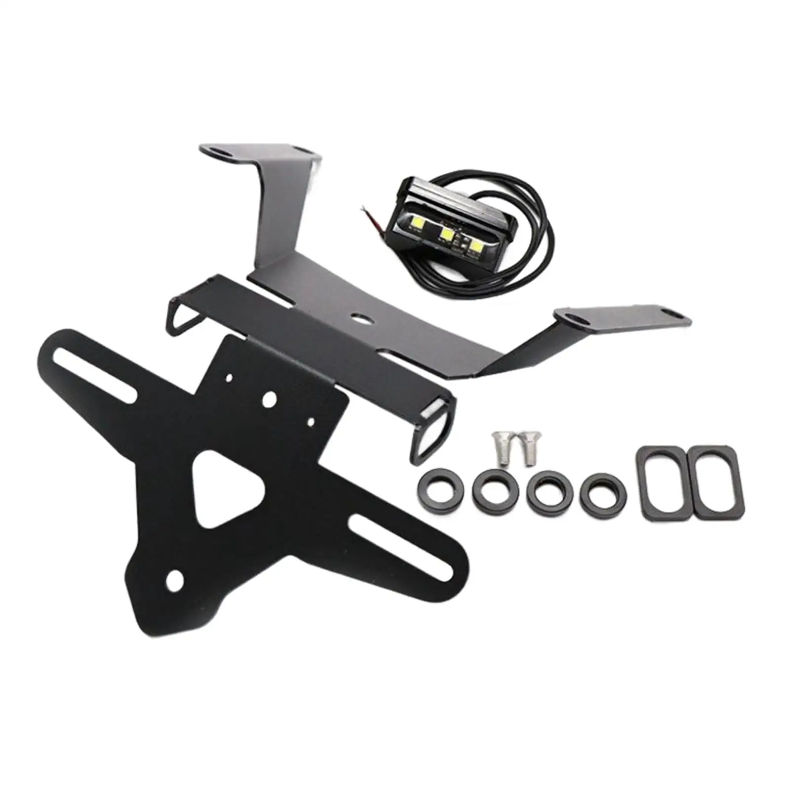 

Motorcycle License Holder Set Tail Mount Frame Kit Motorcycle for Honda CBR650R Easy to Install Accessory Replaces