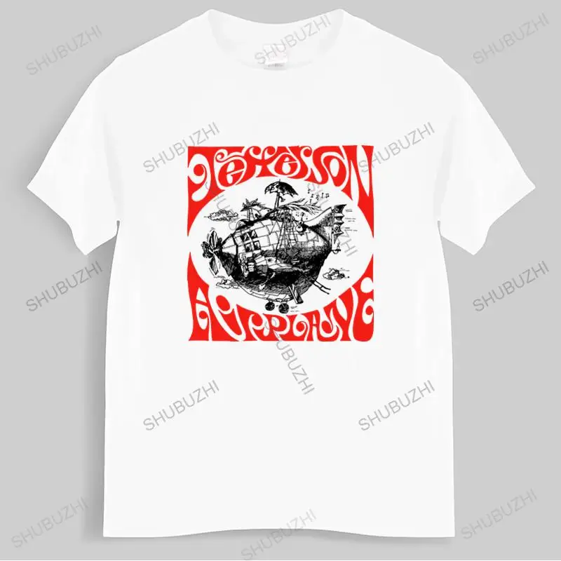 

Fashion brand t shirt mens Jefferson Airplane Airplane Shirt Natural Tshirt Psychedelic Rock Acid Woodstock unisex t-shirt
