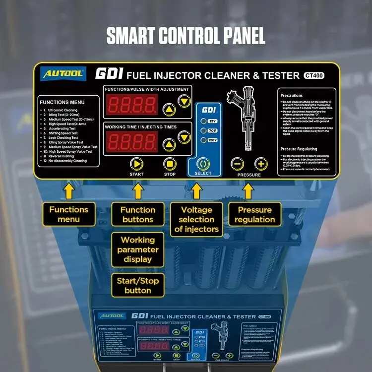 CT400 автомобильный диагностический 6-цилиндровый ультразвуковой GDI тестер
